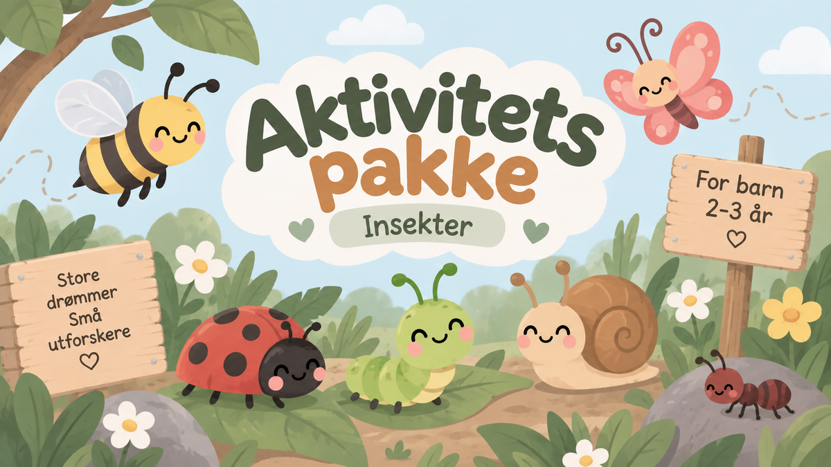 Aktivitetes pakke Insekter