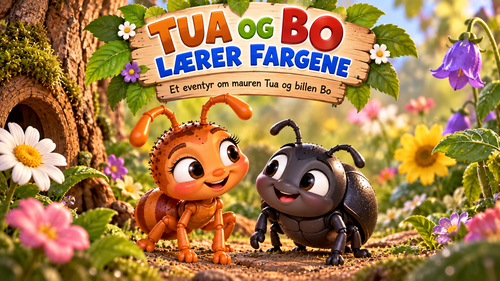 Tua og Bo lærer fargene, Tua og Bo teller til fem og Tua og Bo sier takk.