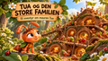 Tua og den store familien, Tua og den lille familien og Tua og bestefamilien.
